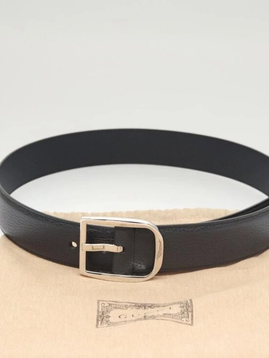 GUCCI Belt Leather Outlet 38.2\